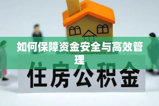 黄埔如何保障资金安全与高效管理