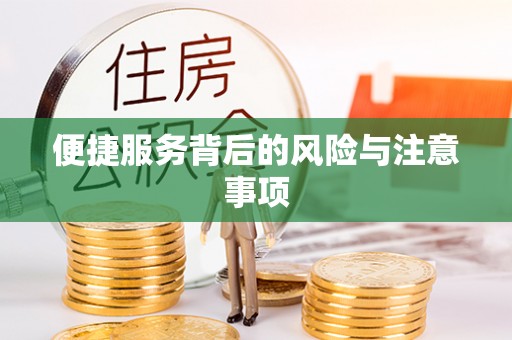 黄埔便捷服务背后的风险与注意事项
